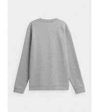Pánská mikina HOZ21-BLM600 Outhorn warm light grey melange