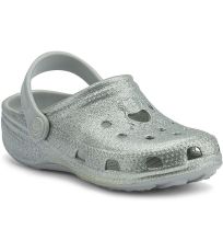 Dětské sandály BIG FROG PRINTED COQUI Khaki grey glitter