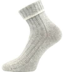 Dámské merino pletené ponožky Civetta Voxx světle šedá melé