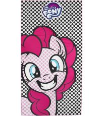 Rychleschnoucí ručník 80x160 cm - černo-bílý HASBRO PINKIE Spokey