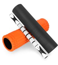 Fitness masážní válec 3v1 - oranžovo-černý MIX ROLL Spokey 