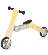 Dřevěné dětské odrážedlo žluté WOO-RIDE MULTI Spokey 