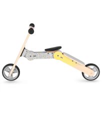 Dřevěné dětské odrážedlo žluté WOO-RIDE MULTI Spokey 