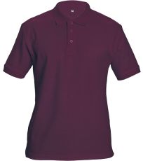 Unisex polokošile DHANU Cerva bordó