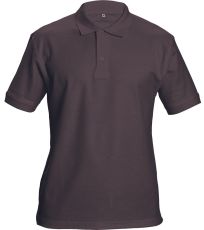 Unisex polokošile DHANU Cerva tm.hnědá