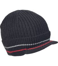 Unisex zimní čepice KNOXFIELD Knoxfield černá/červená