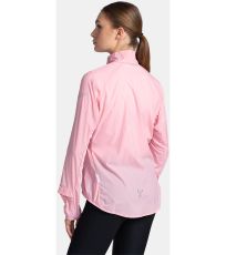 Dámská běžecká bunda TIRANO-W KILPI Světle růžová