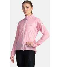 Dámská běžecká bunda TIRANO-W KILPI Světle růžová