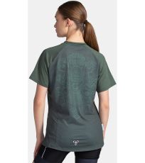 Dámské funkční triko - větší velikost REMIDO-W KILPI Tmavě zelená
