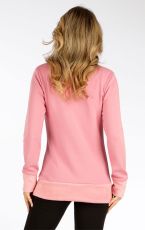 Dámský rolák s dlouhým rukávem 7F120 LITEX Tmavě růžová