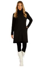 Dámská dlouhá fleece mikina 7F264 LITEX černá