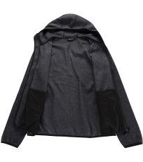 Pánský hřejivý svetr s kapucí ZEG 2 ALPINE PRO černá