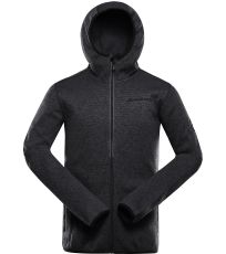 Pánský hřejivý svetr s kapucí ZEG 2 ALPINE PRO černá