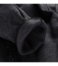 Pánský hřejivý svetr s kapucí ZEG 2 ALPINE PRO černá