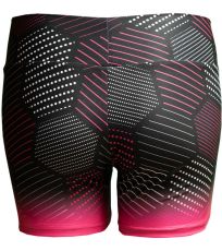 Dámské elastické kraťasy EXTREME ReHo Hexagon pink