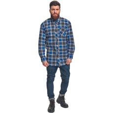 Pánská flanelová košile SATURN Cerva sv.modrá