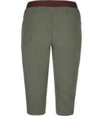 Dámské outdoorové 3/4 kalhoty MEEDIN-W KILPI Khaki