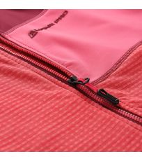 Dámská rychleschnoucí mikina ONNECA 2 ALPINE PRO malinová