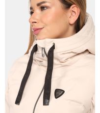 Dámský zimní kabát BELIZE-W KILPI Béžová