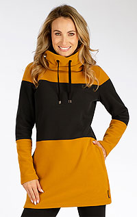 Dámská dlouhá fleece mikina 7F260 LITEX