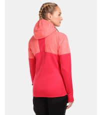 Dámská kombinovaná zateplená bunda - větší velikosti GARES-W KILPI Růžová