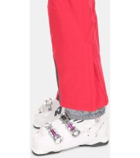 Dámské lyžařské kalhoty - větší velikosti ELARE-W KILPI Růžová