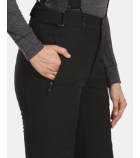 Dámské softshellové lyžařské kalhoty - větší velikosti RHEA-W KILPI Černá