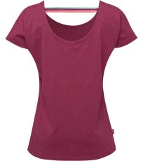 Dámské tričko AUMARA LOAP Magenta Haze Melange