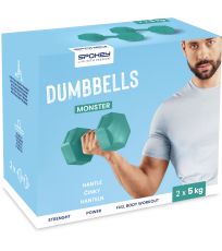 Sada šestihranných činek 5 kg (2ks) MONSTER Spokey 