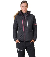 Dámská zateplená skialpová bunda GABBY HOODY HANNAH anthracite