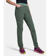 Dámské outdoorové kalhoty MIMI-W KILPI Tmavě zelená