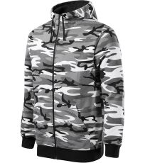 Pánská mikina Camo Zipper Malfini camouflage gray