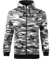 Pánská mikina Camo Zipper Malfini camouflage gray