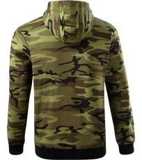 Pánská mikina Camo Zipper Malfini camouflage green