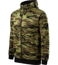 Pánská mikina Camo Zipper Malfini camouflage green