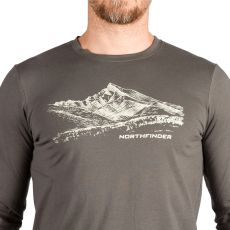 Pánské triko z organické bavlny DACSO NORTHFINDER tmavě zelená