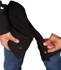 Pánský zateplený kabát NELSON-M KILPI Černá