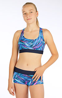 Dívčí plavkové kalhotky s nohavičkou 6G413 LITEX