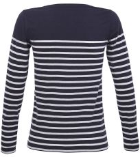 Dámské tričko s dlouhým rukávem MATELOT LSL WOMEN SOĽS French navy / White