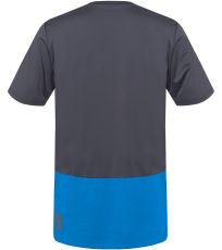 Pánské funkční tričko SANVI HANNAH asphalt/french blue mel