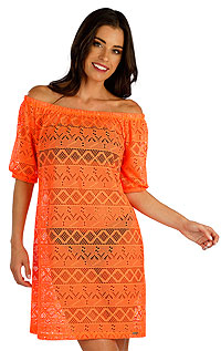 Dámské plážové šaty 6E402 LITEX reflexně oranžová