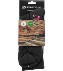 Unisex ponožky BANFF 2 ALPINE PRO tmavě šedá