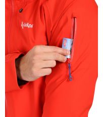 Pánská hardshellová bunda TRINITY-M KILPI Červená