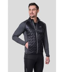 Pánská hybridní sportovní mikina ENRYX HANNAH anthracite/dark gray mel