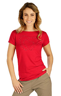 Dámské triko s krátkým rukávem 5D220 LITEX červená