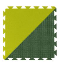 Pěnový koberec dvoubarevný 43x43x1cm - hrášková/zelená YTSC00294 YATE