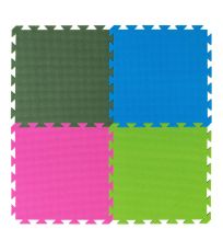 Pěnový koberec dvoubarevný 43x43x1cm - hrášková/zelená YTSC00294 YATE 