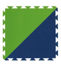 Pěnový koberec dvoubarevný 43x43x1cm - modrá/zelená YTSC00296 YATE 
