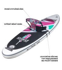 Sedačka pro paddleboard MIDI KVĚT YATE černá                       