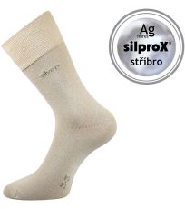 Unisex ponožky s volným lemem - 1 pár Desilve Lonka béžová